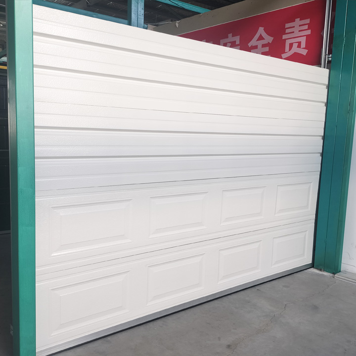 16x7 modernong solong pintuan ng garahe ng balat