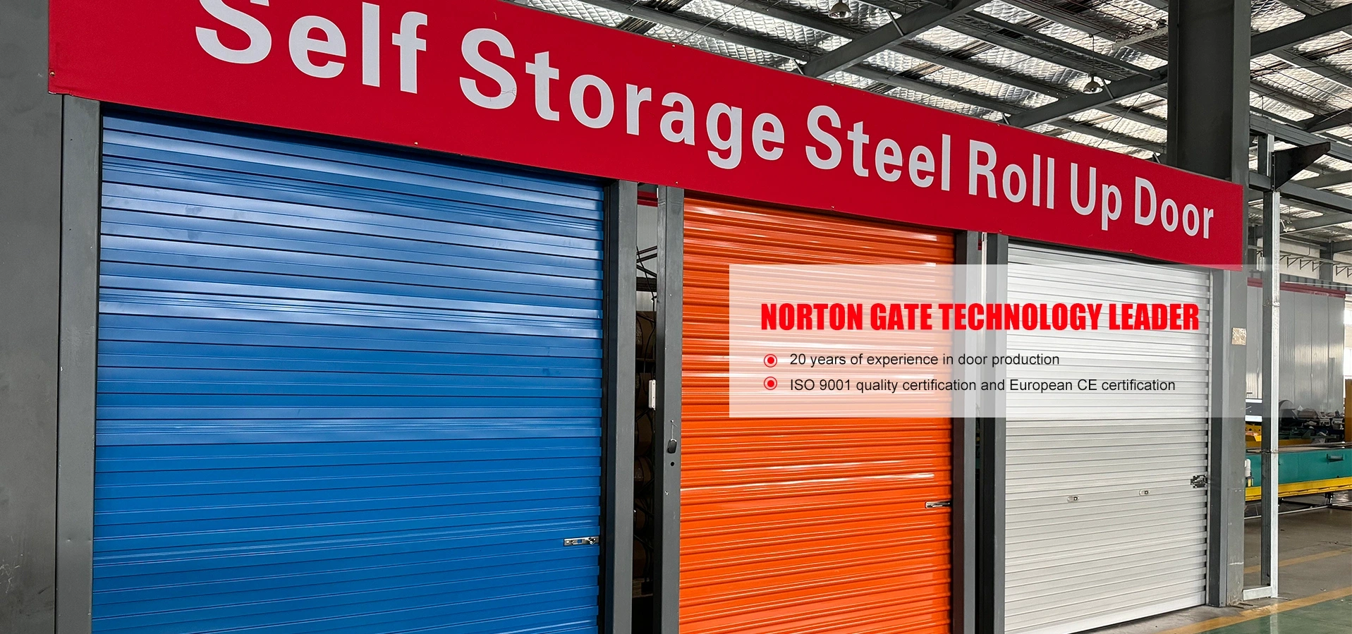 Pabrika ng Pag -iimbak ng Self Steel Rolling Door