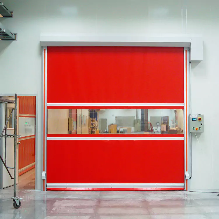 Nasaan ang mga pakinabang ng PVC Mabilis na Rolling Shutter Door?