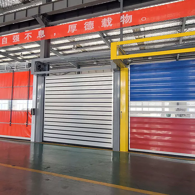 Panlabas na Insulation Aluminum Spiral Rapid Door