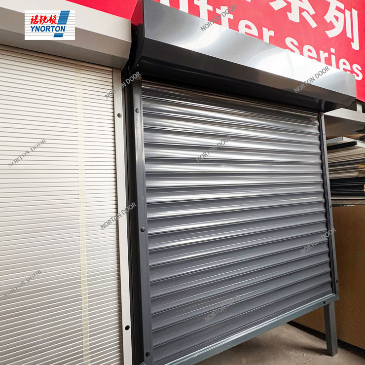 Pakyawan anti-theft electric 45mm double-layer aluminyo roll up shutters para sa windows